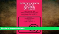 behold  Introduction to the Reading of Hegel: Lectures on the Phenomenology of Spirit