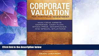 READ FREE FULL  Corporate Valuation for Portfolio Investment: Analyzing Assets, Earnings, Cash