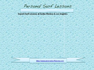 Expert Surf Lessons at Santa  Monica & Los Angeles