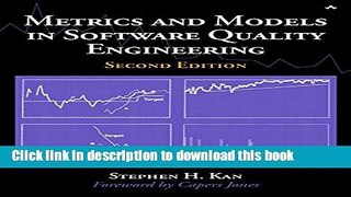 [Popular] Book Metrics and Models in Software Quality Engineering (paperback) (2nd Edition) Full