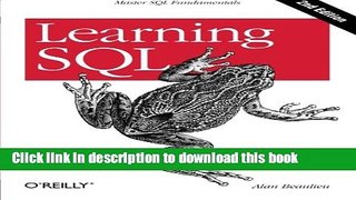[Popular] Book Learning SQL Free Online