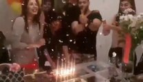 Mehwish Hayat Celebrating Her Birthday With friends