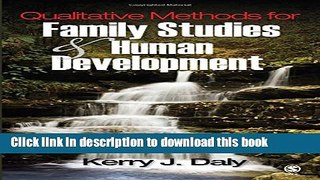 [Popular Books] Qualitative Methods for Family Studies and Human Development Free Online