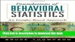 [Popular Books] Foundations of Behavioral Statistics: An Insight-Based Approach Full Online