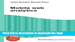 [Popular Books] Mobile web analytics Free Online