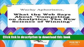 [Popular Books] Wacky Aphorisms, What the Web Says About 