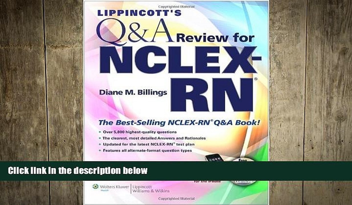 READ book  Lippincott s Q A Review for NCLEX-RNÂ® (Lippincott s Review for Nclex-Rn) [Paperback]