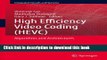 [Popular Books] High Efficiency Video Coding (HEVC): Algorithms and Architectures Free Online