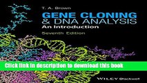[Popular Books] Gene Cloning and DNA Analysis: An Introduction Free Online