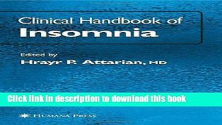 [PDF] Clinical Handbook of Insomnia (Current Clinical Neurology) Free Online