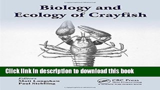 [Popular Books] Biology and Ecology of Crayfish Full Online