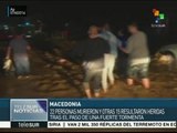 Macedonia: tormenta en Skopje causa 22 muertos y 15 heridos