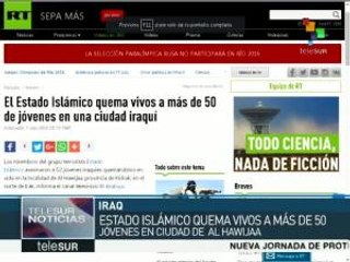 Daesh quema vivos a 52 jóvenes iraquíes en Kirkuk