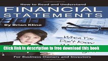 [Full] How to Read and Understand Financial Statements When You Don t Know What You Are Looking At