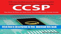 [Download] CCSP Cisco Certified Security Professional Certification Exam Preparation Course in a