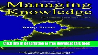 [Full] Managing Knowledge - The Trousers of Reality: Volume 2 Online New