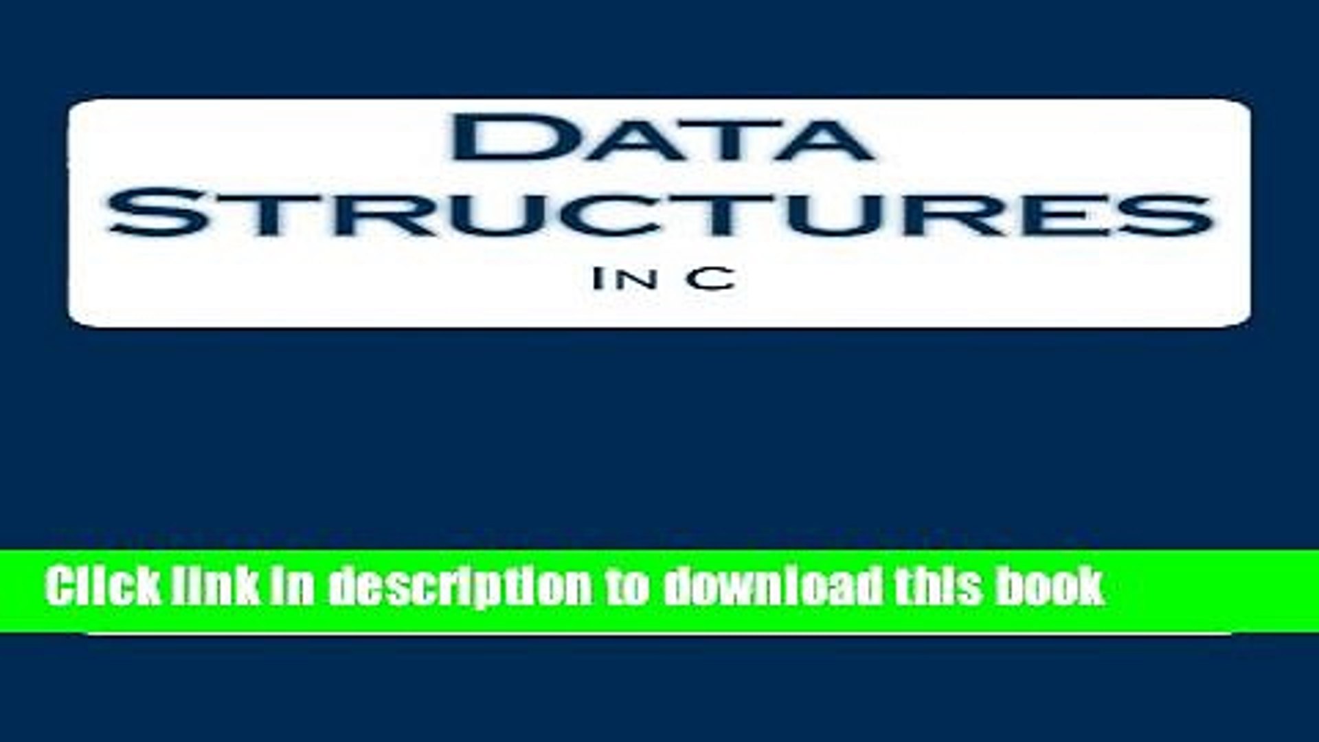 [PDF] Data Structures In C Free Online