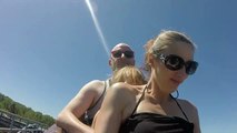 Woman Tries to play it cool, But gets a face full of water (GoPro)