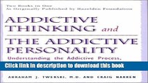 Books Addictive Thinking and the Addictive Personality Free Online