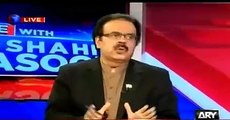 They can not speak against Kalboshan Yadav they can only abuse Imran khan and Musharaf -  Dr Shahid Masood criticize Naw