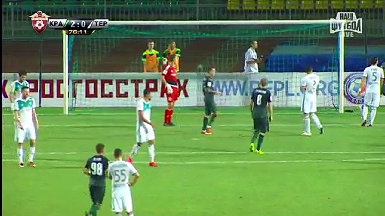3-0 Fedor Smolov Second Goal HD - Krasnodar vs Terek Grozni 08.08.2016 HD