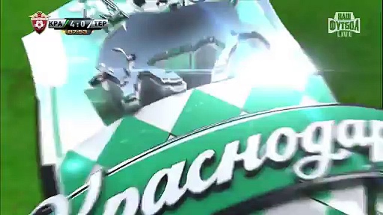 4-0 Wánderson Goal - Krasnodar vs Terek Grozni - Russia Premier Liga - 08.08.2016 HD
