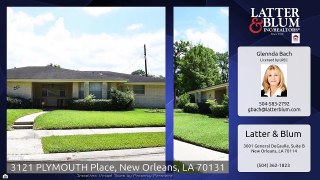 3121 PLYMOUTH Place, New Orleans, LA 70131