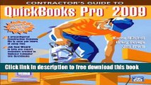 [Full] Contractor s Guide to QuickBooks Pro 2009 [With CDROM] Free New