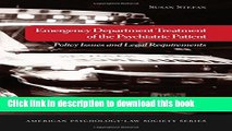 Ebook Emergency Department Treatment of the Psychiatric Patient: Policy Issues and Legal