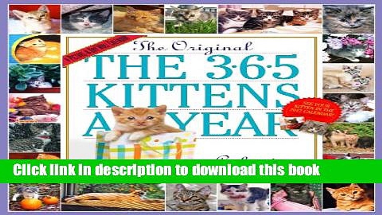 Books 365 Kittens a Year Calendar 2011 Full Online