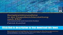 [Full] Komplexitaetszunahme in der Finanzberichterstattung nach IFRS?: Eine theoretische und