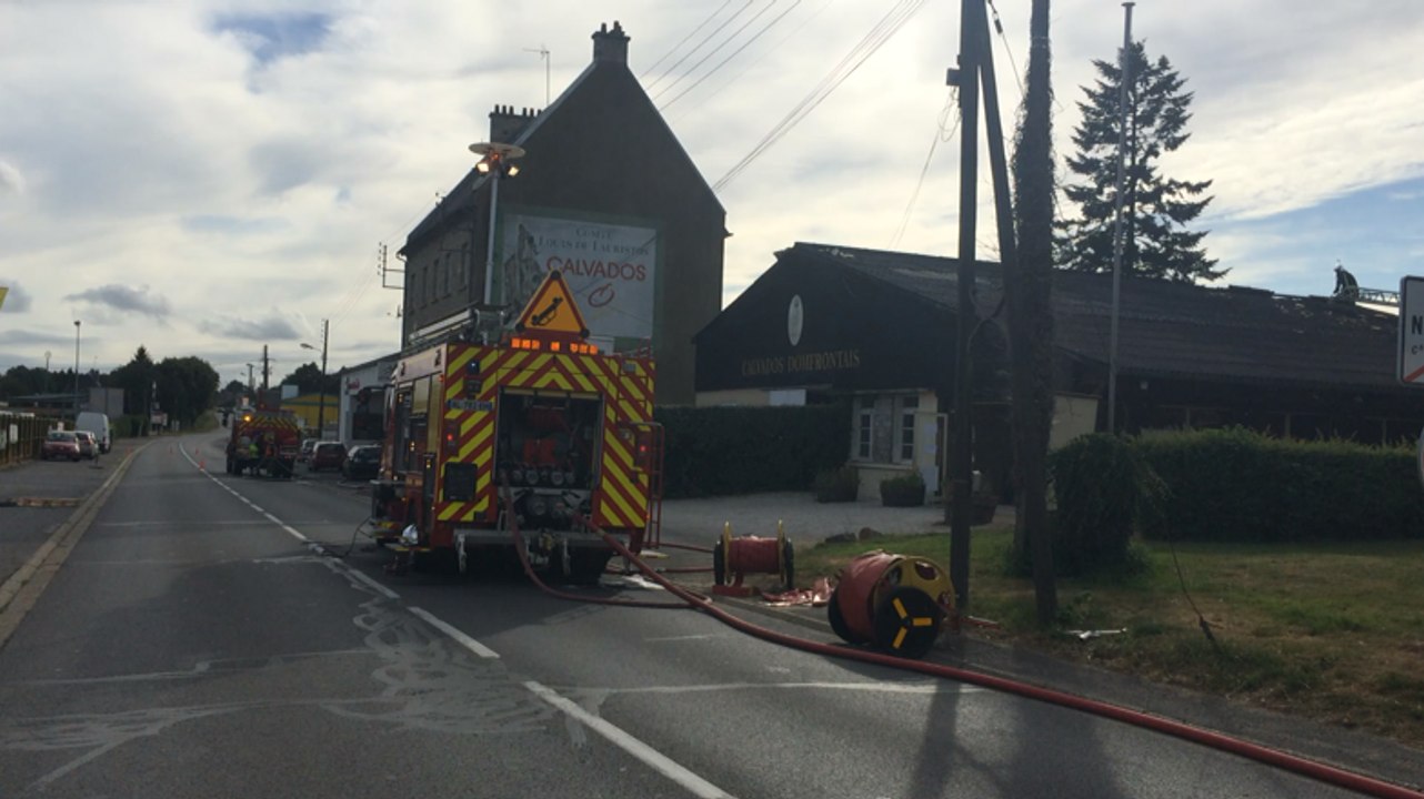Incendie aux Chais du verger normand