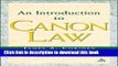 Books Introduction to Canon Law Revised Edition Free Online