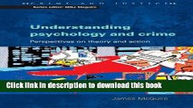 Ebook Understanding Psychology and Crime: Perspectives on Theory and Action Full Online