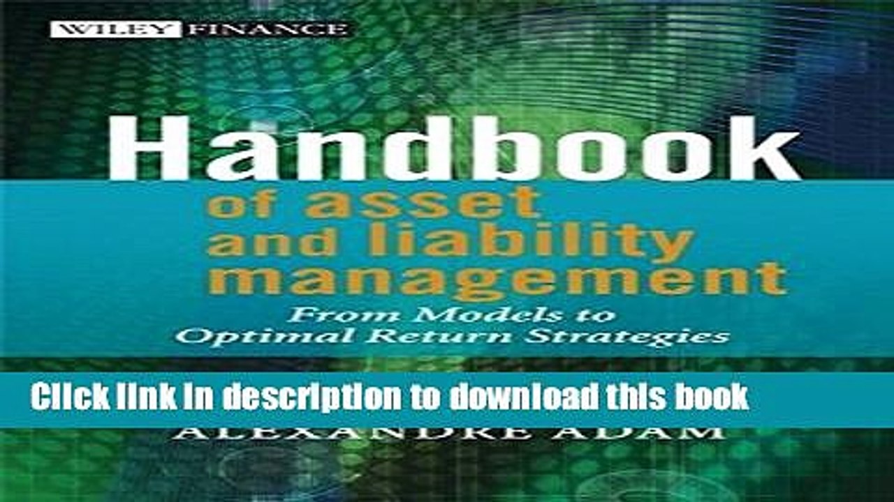 [PDF] Handbook of Asset and Liability Management: From Models to Optimal Return Strategies Book