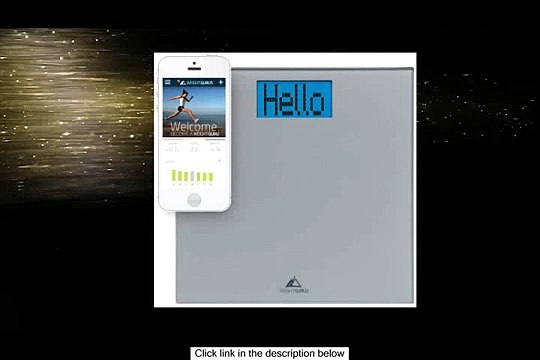 Weight Gurus Digital Bathroom Scale with Large Backlit LCD and Smartphone Tracking (Silver)