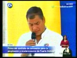 Correa defiende las alianzas publico-privadas
