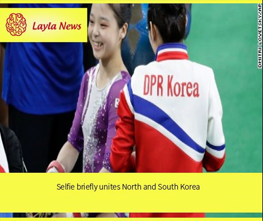 Selfie briefly unites North and South Korea |  By : CNN