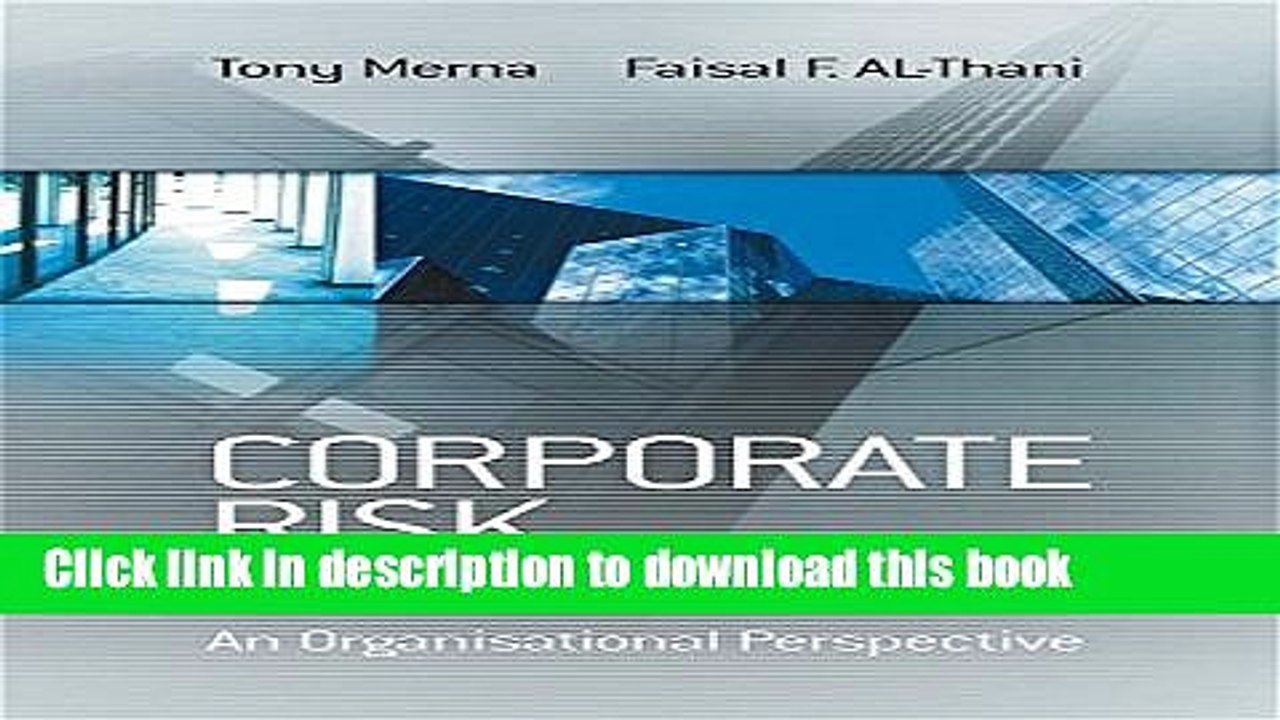 [PDF] Corporate Risk Management: An Organisational Perspective E-Book Online