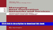 [Popular Books] Managing Next Generation Networks and Services: 10th Asia-Pacific Network