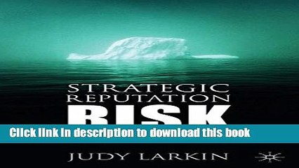 [PDF] Strategic Reputation Risk Management E-Book Free