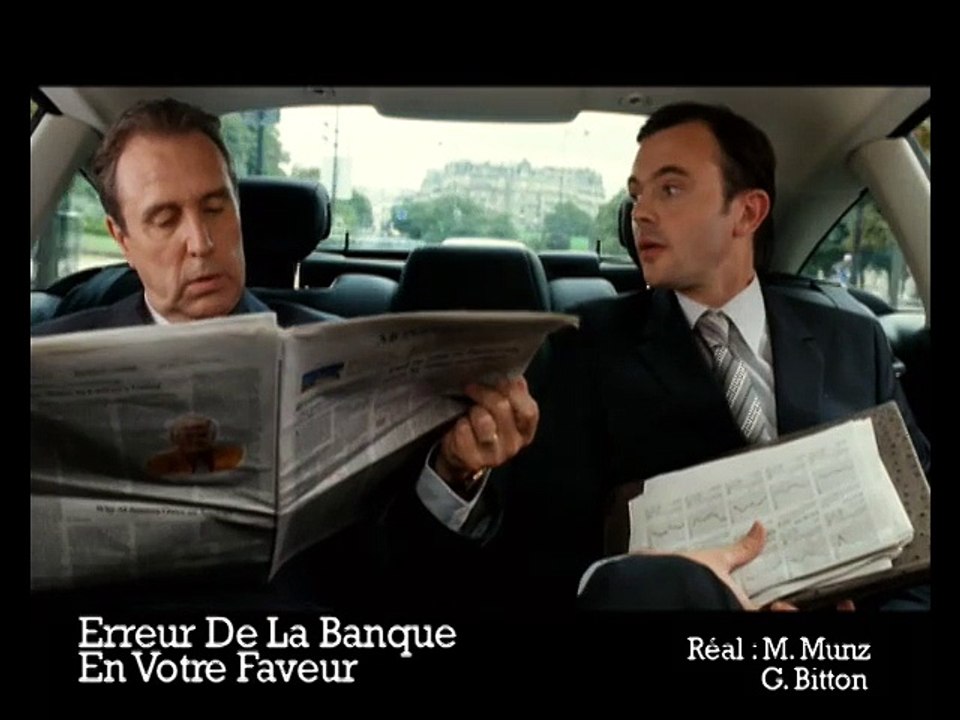Erreur de la banque (en votre faveur) - Teaser 2