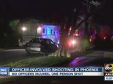 Officer-involved shooting in Phoenix leaves one injured