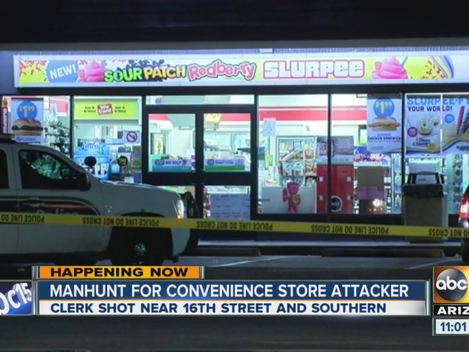 Manhunt for Valley convenience store attacker