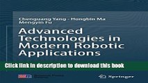 [Popular Books] Advanced Technologies in Modern Robotic Applications Free Download