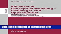 [Popular Books] Advances in Conceptual Modeling - Challenges and Opportunities: ER 2008 Workshops