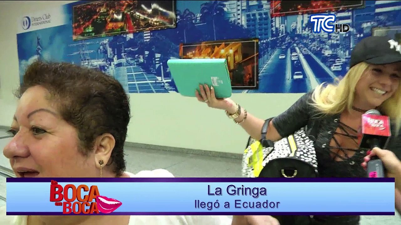 La Gringa regresó para estar junto a su novio Carlos José Matamoros