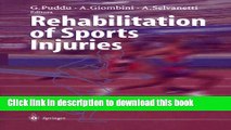 Title : [PDF] Rehabilitation of Sports Injuries: Current Concepts Book Free