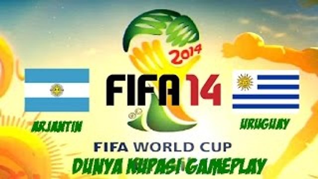 FIFA 14 Dünya Kupası Arjantin - Uruguay Gameplay ( PS4 )