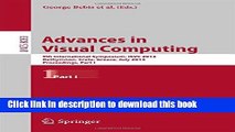 [Popular Books] Advances in Visual Computing: 9th International Symposium, ISVC 2013, Rethymnon,